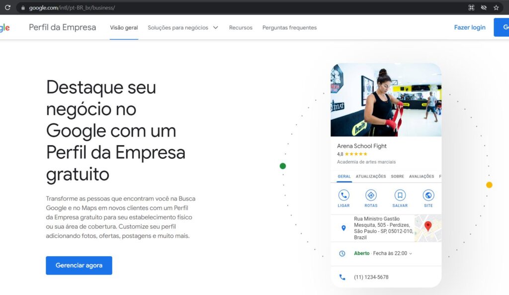 CriacaoDeSitesEmBrasilia cadastreSuaEmpresaNoGoogleMeuNegocio imagem1 Google meu Negócio: Como usar em 4 dicas
